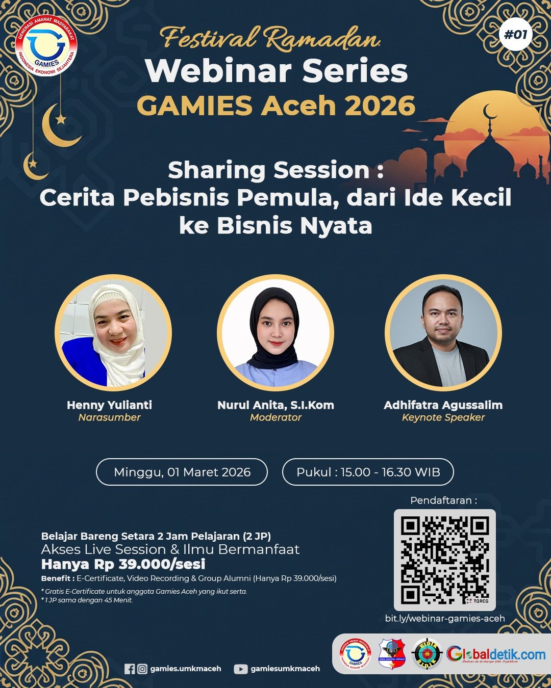 Sharing Session: Cerita Pebisnis Pemula, dari Ide KEcil ke Bisnis Nyata