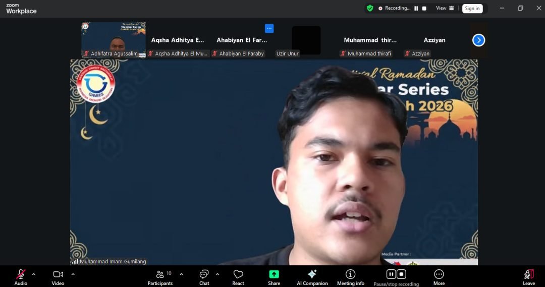 Kuasai Keamanan Digital Sebelum Terlambat, GAMIES Aceh Kupas Ancaman Siber dalam Webinar Ramadhan