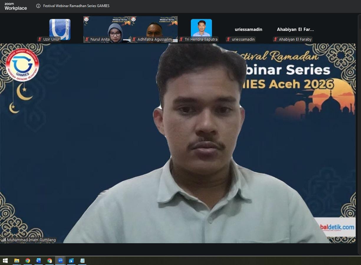 Webinar Kebocoran Data Pribadi GAMIES Aceh 2026: Edukasi Cara Lindungi Data Digital di Tengah Ancaman Siber